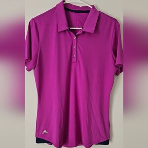 Adidas Purple Golf Shirt